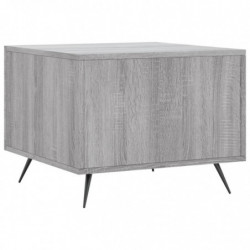 Couchtisch Grau Sonoma 50x50x40 cm Holzwerkstoff