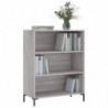 Bücherregal Grau Sonoma 69,5x32,5x90 cm Holzwerkstoff