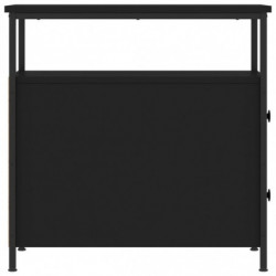 Nachttisch Schwarz 30x60x60 cm Holzwerkstoff