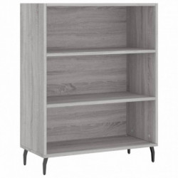 Regalschrank Grau Sonoma 69,5x32,5x90 cm Holzwerkstoff