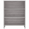 Regalschrank Grau Sonoma 69,5x32,5x90 cm Holzwerkstoff