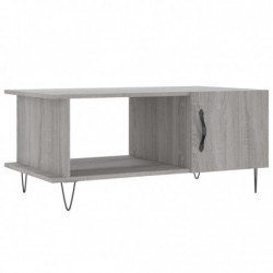 Couchtisch Grau Sonoma 90x50x40 cm Holzwerkstoff