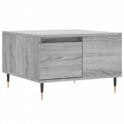 Couchtisch Grau Sonoma 55x55x36,5 cm Holzwerkstoff