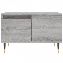 Couchtisch Grau Sonoma 55x55x36,5 cm Holzwerkstoff