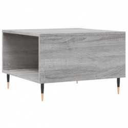 Couchtisch Grau Sonoma 55x55x36,5 cm Holzwerkstoff