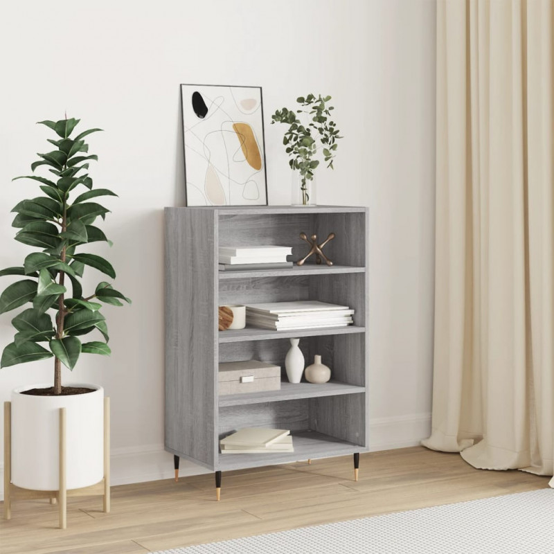 Highboard Grau Sonoma 57x35x90 cm Holzwerkstoff