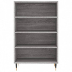 Highboard Grau Sonoma 57x35x90 cm Holzwerkstoff