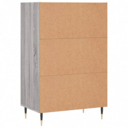 Highboard Grau Sonoma 57x35x90 cm Holzwerkstoff