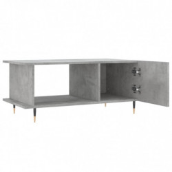 Couchtisch Betongrau 90x50x40 cm Holzwerkstoff