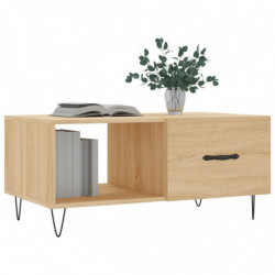 Couchtisch Sonoma-Eiche 90x50x40 cm Holzwerkstoff