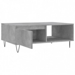 Couchtisch Betongrau 90x60x35 cm Holzwerkstoff