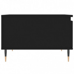 Couchtisch Schwarz 55x55x36,5 cm Holzwerkstoff