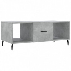 Couchtisch Betongrau 102x50x40 cm Holzwerkstoff