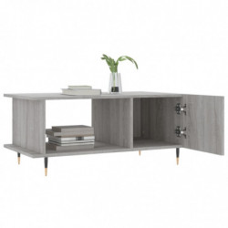 Couchtisch Grau Sonoma 90x50x40 cm Holzwerkstoff