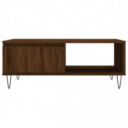 Couchtisch Braun Eichen-Optik 90x60x35 cm Holzwerkstoff