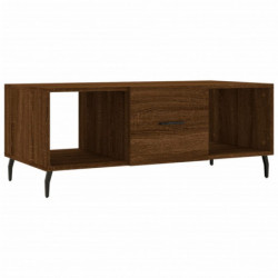 Couchtisch Braun Eichen-Optik 102x50x40 cm Holzwerkstoff