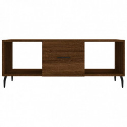 Couchtisch Braun Eichen-Optik 102x50x40 cm Holzwerkstoff