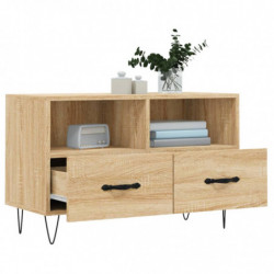 TV-Schrank Sonoma-Eiche 80x36x50 cm Holzwerkstoff