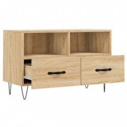 TV-Schrank Sonoma-Eiche 80x36x50 cm Holzwerkstoff