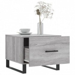 Couchtisch Grau Sonoma 50x50x40 cm Holzwerkstoff