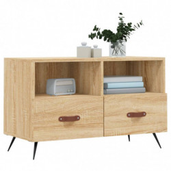 TV-Schrank Sonoma-Eiche 80x36x50 cm Holzwerkstoff