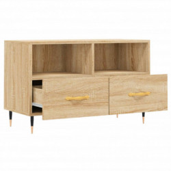 TV-Schrank Sonoma-Eiche 80x36x50 cm Holzwerkstoff