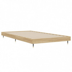 Bettgestell Sonoma-Eiche 90x190 cm Holzwerkstoff