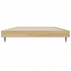 Bettgestell Sonoma-Eiche 90x190 cm Holzwerkstoff