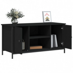 TV-Schrank Schwarz 100x40x50 cm Holzwerkstoff