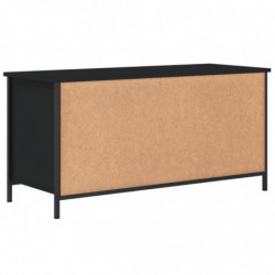 TV-Schrank Schwarz 100x40x50 cm Holzwerkstoff