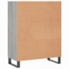 Regalschrank Grau Sonoma 69,5x32,5x90 cm Holzwerkstoff