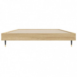 Bettgestell Sonoma-Eiche 90x200 cm Holzwerkstoff