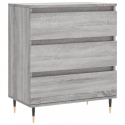 Sideboard Grau Sonoma 60x35x70 cm Holzwerkstoff