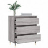 Sideboard Grau Sonoma 60x35x70 cm Holzwerkstoff