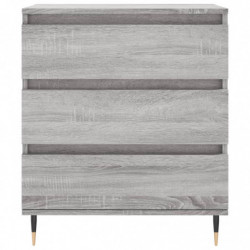 Sideboard Grau Sonoma 60x35x70 cm Holzwerkstoff