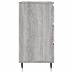 Sideboard Grau Sonoma 60x35x70 cm Holzwerkstoff