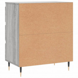 Sideboard Grau Sonoma 60x35x70 cm Holzwerkstoff