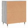 Sideboard Grau Sonoma 60x35x70 cm Holzwerkstoff