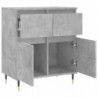 Sideboard Betongrau 60x35x70 cm Holzwerkstoff