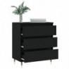 Sideboard Schwarz 60x35x70 cm Holzwerkstoff