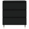 Sideboard Schwarz 60x35x70 cm Holzwerkstoff