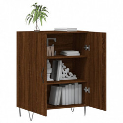 Sideboard Braun Eichen-Optik 69,5x34x90 cm Holzwerkstoff