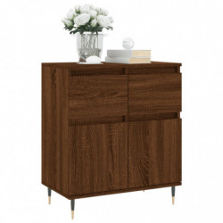 Sideboard Braun Eichen-Optik 60x35x70 cm Holzwerkstoff