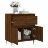 Sideboard Braun Eichen-Optik 60x35x70 cm Holzwerkstoff