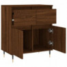 Sideboard Braun Eichen-Optik 60x35x70 cm Holzwerkstoff