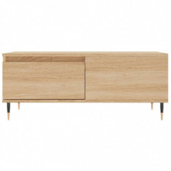 Couchtisch Sonoma-Eiche 90x50x36,5 cm Holzwerkstoff