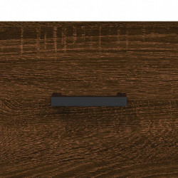 Nachttisch Braun Eichen-Optik 40x40x66 cm Holzwerkstoff