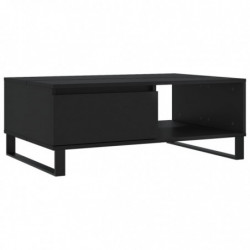 Couchtisch Schwarz 90x60x35 cm Holzwerkstoff