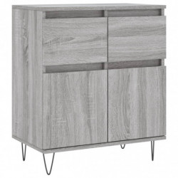 Sideboard Grau Sonoma 60x35x70 cm Holzwerkstoff