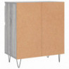 Sideboard Grau Sonoma 60x35x70 cm Holzwerkstoff